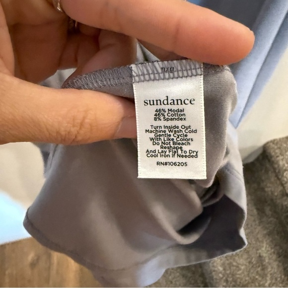 Sundance Journeys Joy Twist Front Shirt Dress in Grey - Picture 6 of 6